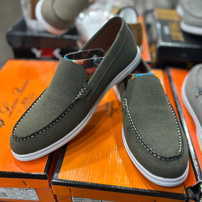 Royal Walk Suede Slip-On Casual Loafers for Men – Comfortable Stylish Everyday Shoes